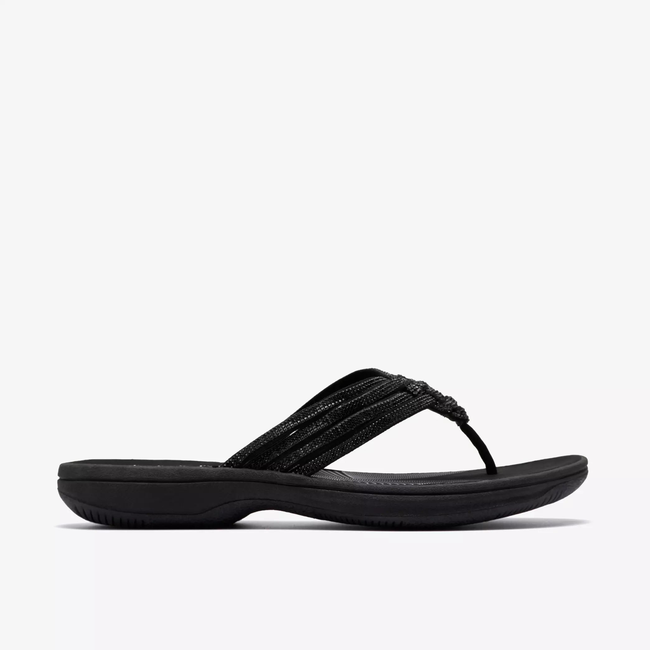 Clarks Women's Breeze Gem Sandals Black