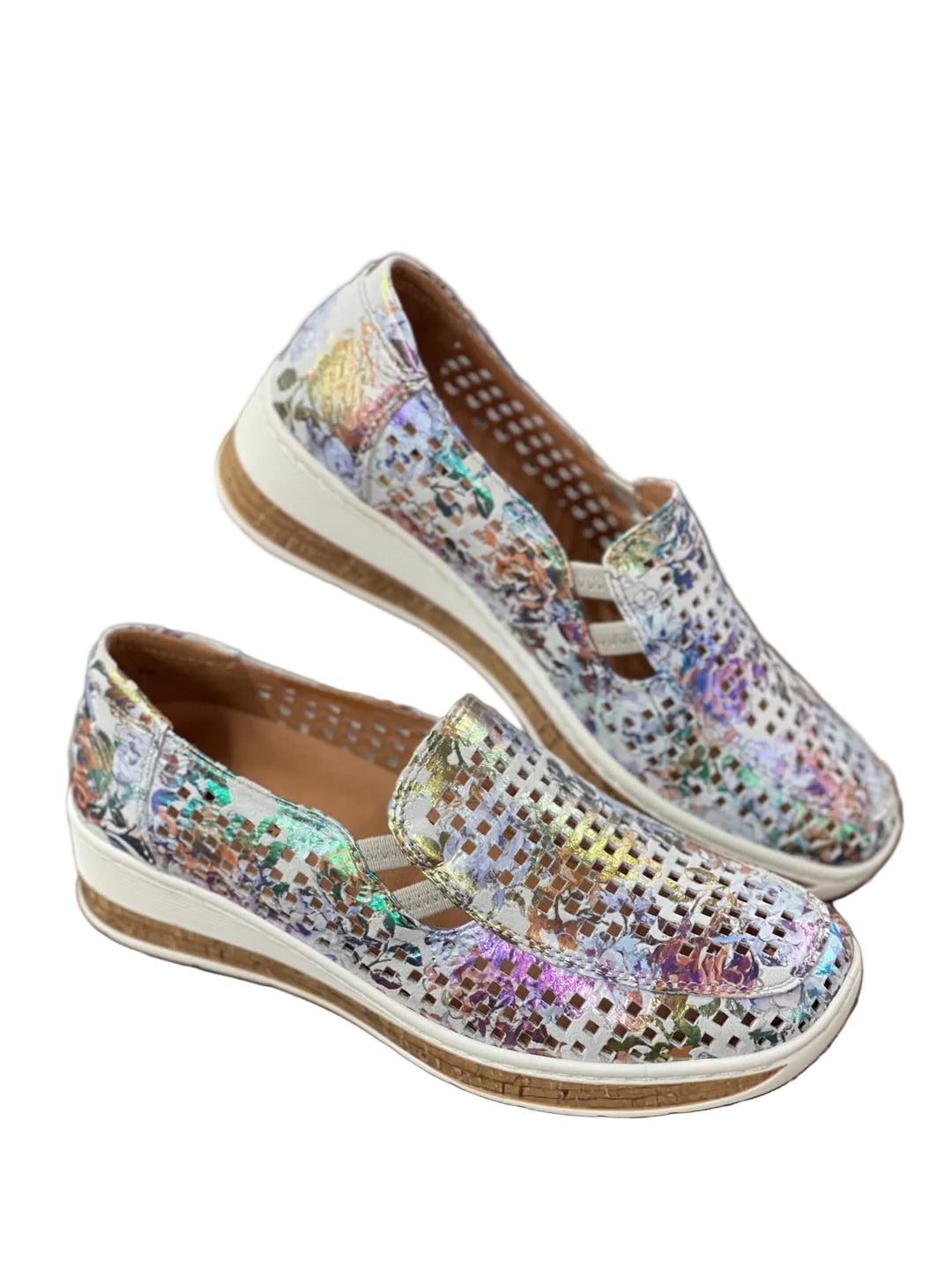 Cassini Women's Monkey Slip-On Wild Rose