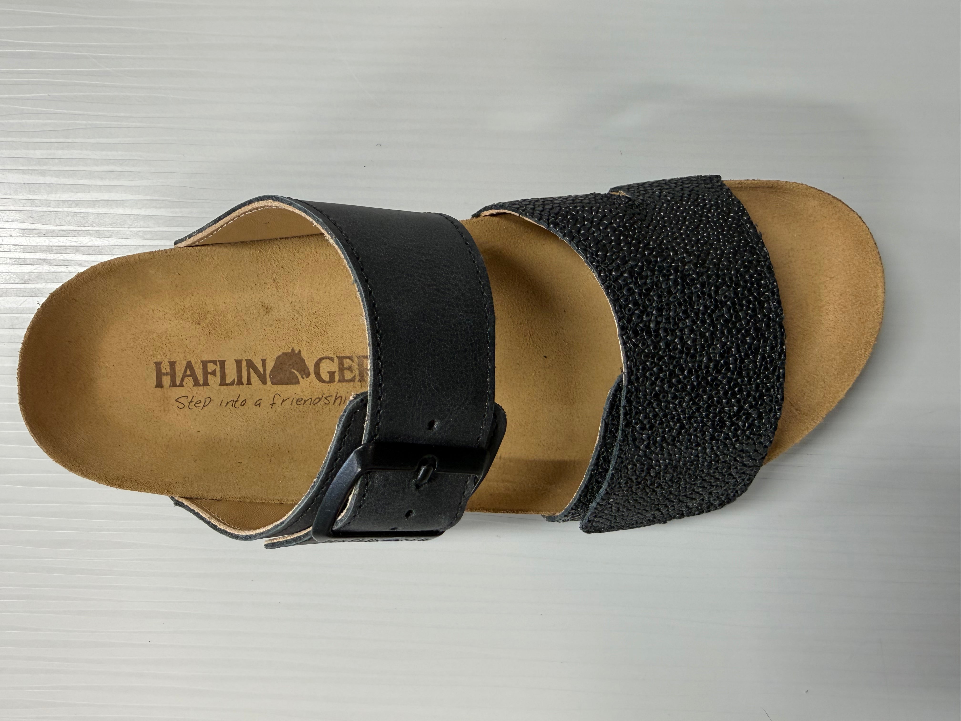 Haflinger Women's Aria Sandals Black