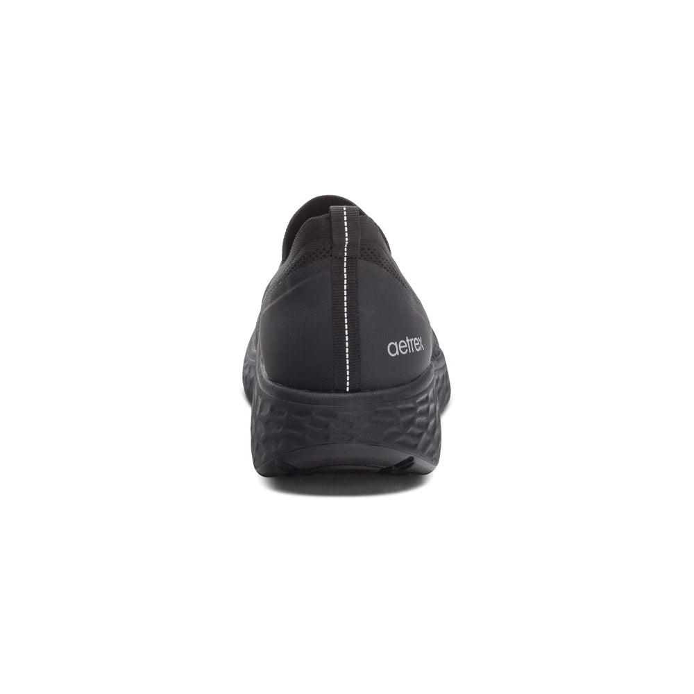 Aetrex Men's Arch Support Dash Sneakers Black