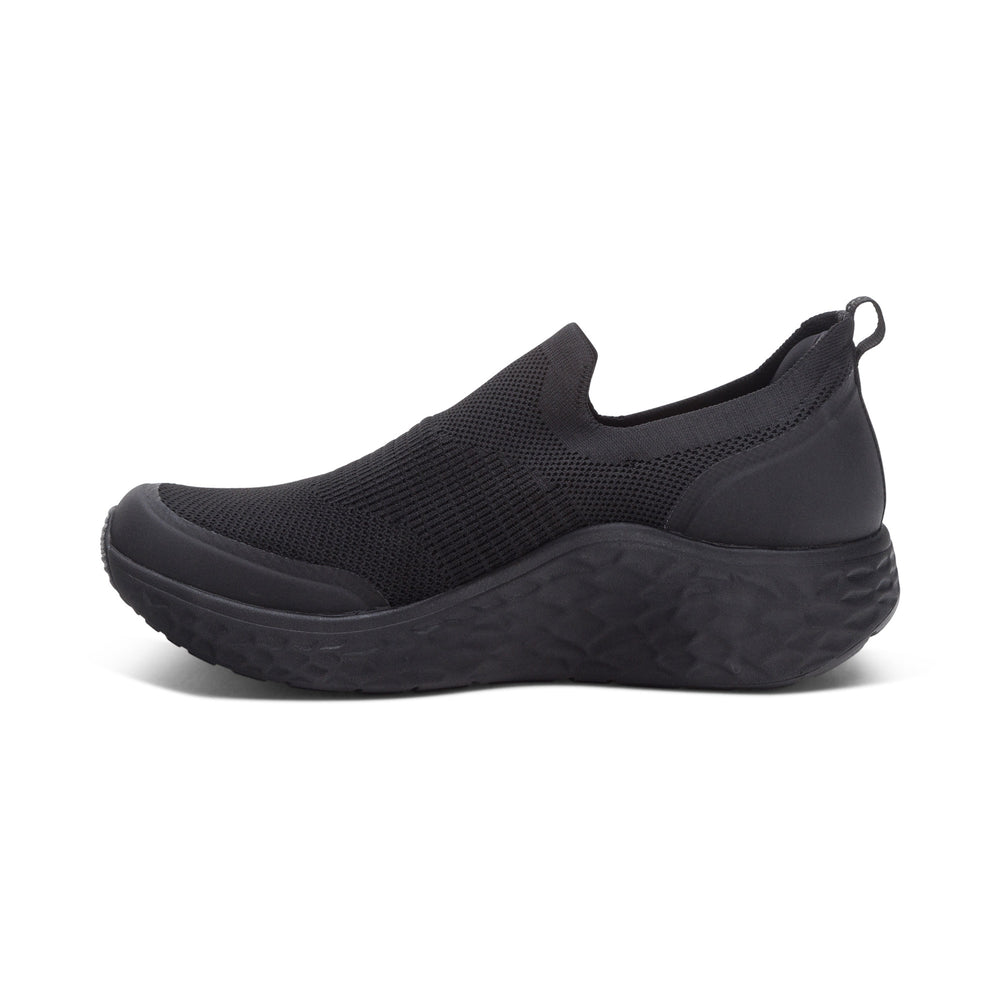 Aetrex Men's Arch Support Dash Sneakers Black