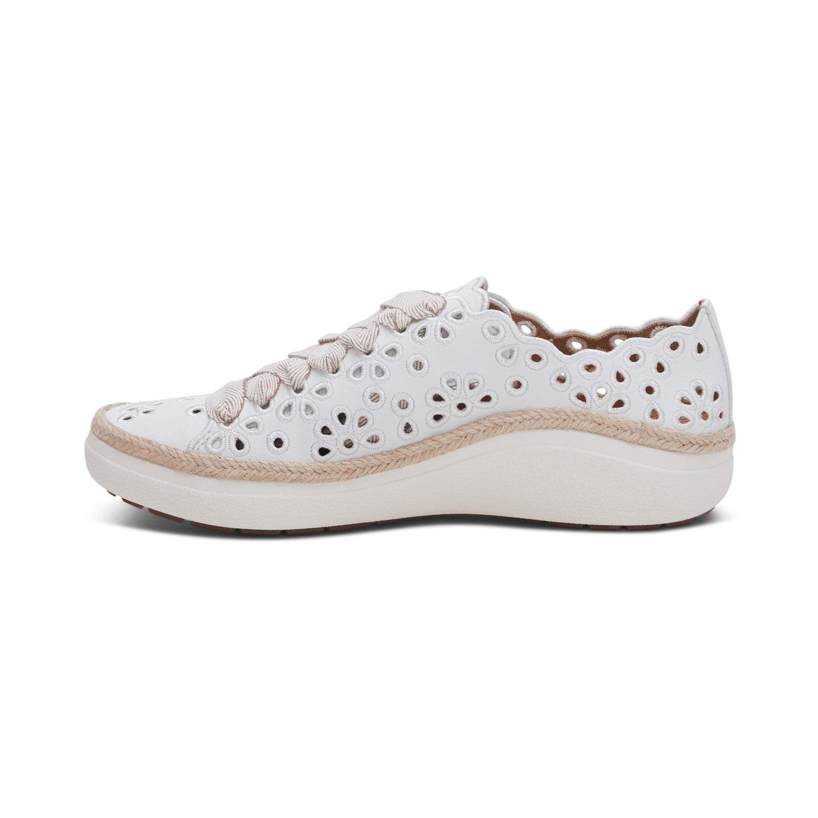 Aetrex Women's Charlotte Casual Shoe White
