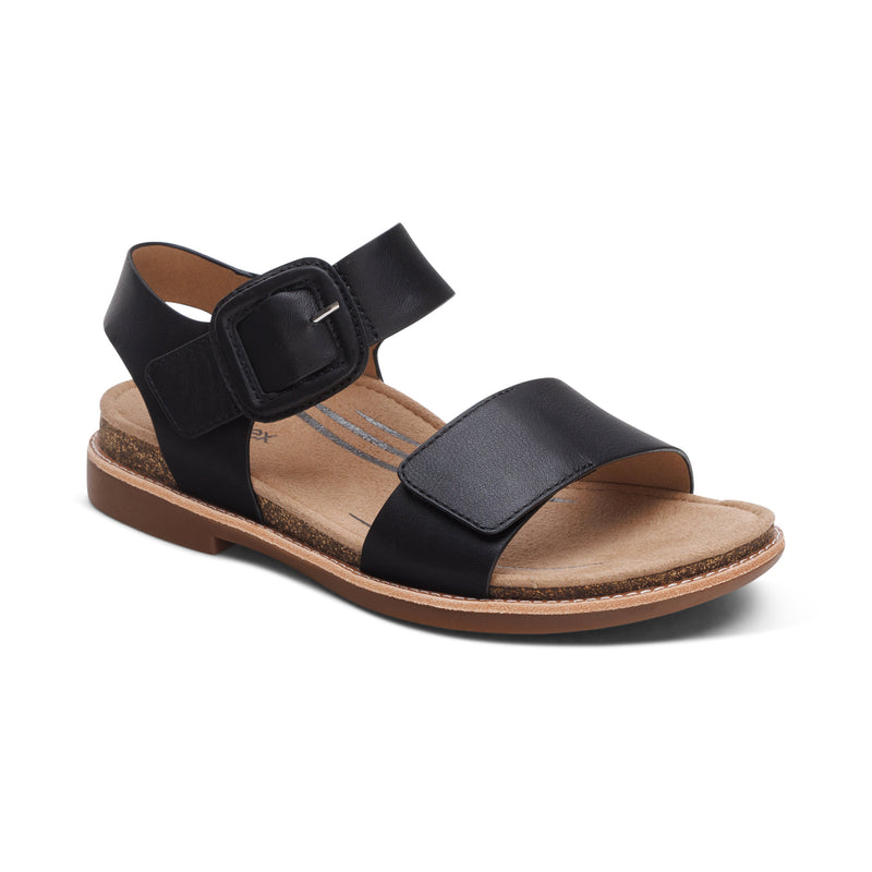 Aetrex Women's Claire Sandal Black