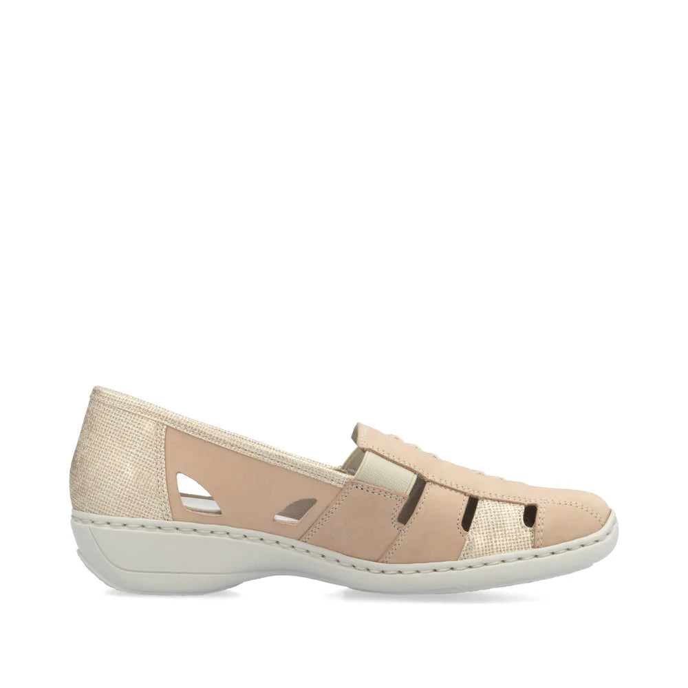 Rieker Women's 41385-60 Casual Shoe Beige