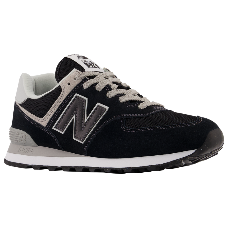 New Balance Men's 574 Core Sneakers Black White