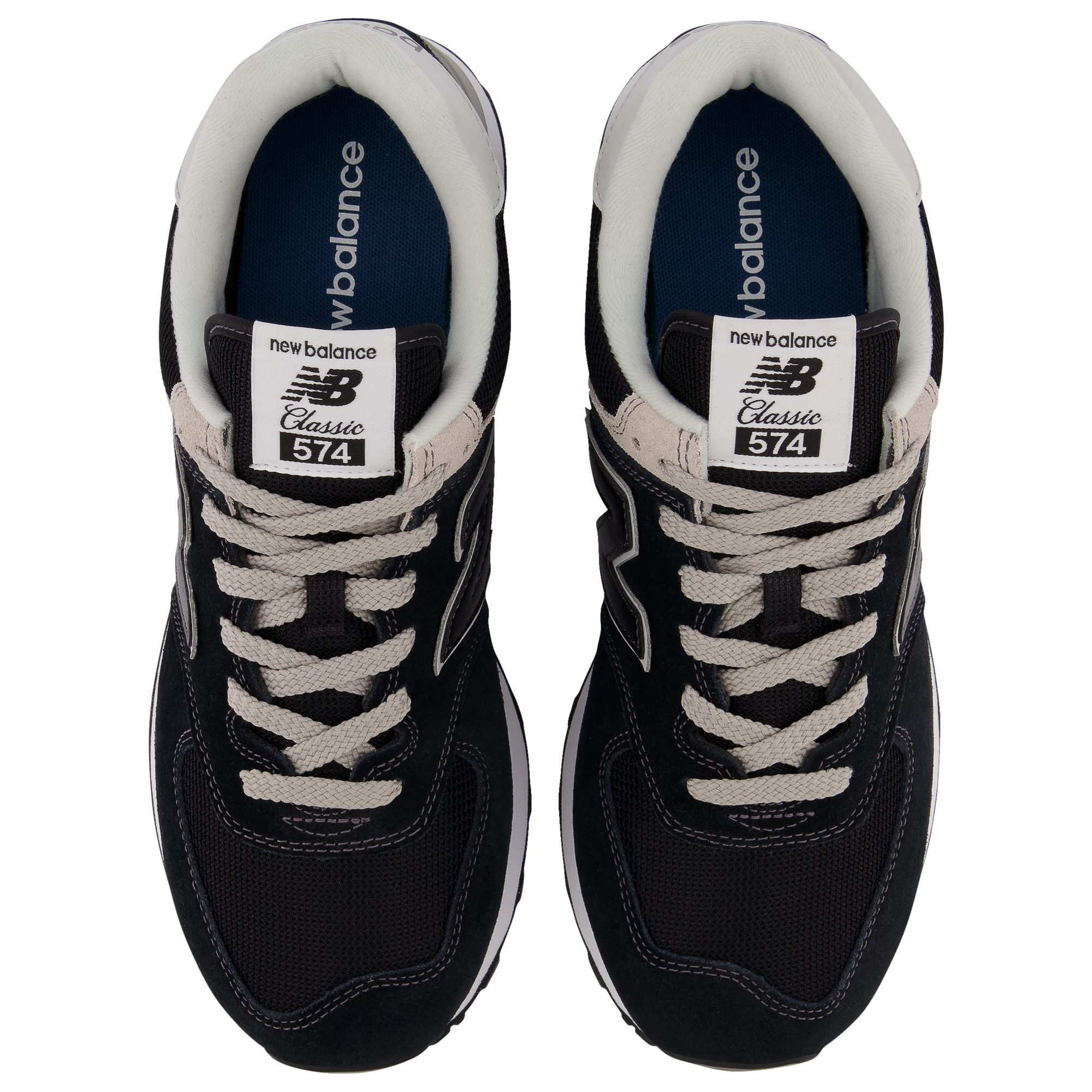 New Balance Men's 574 Core Sneakers Black White