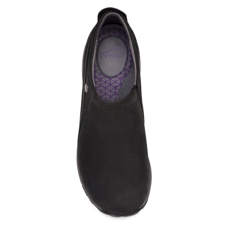 Dansko Women's Patti Milled Nubuck Slip-On Shoes Black