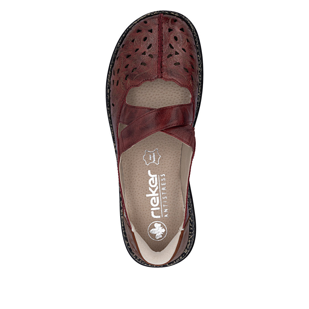 Rieker Women's 46352-33 Casual Shoe Red