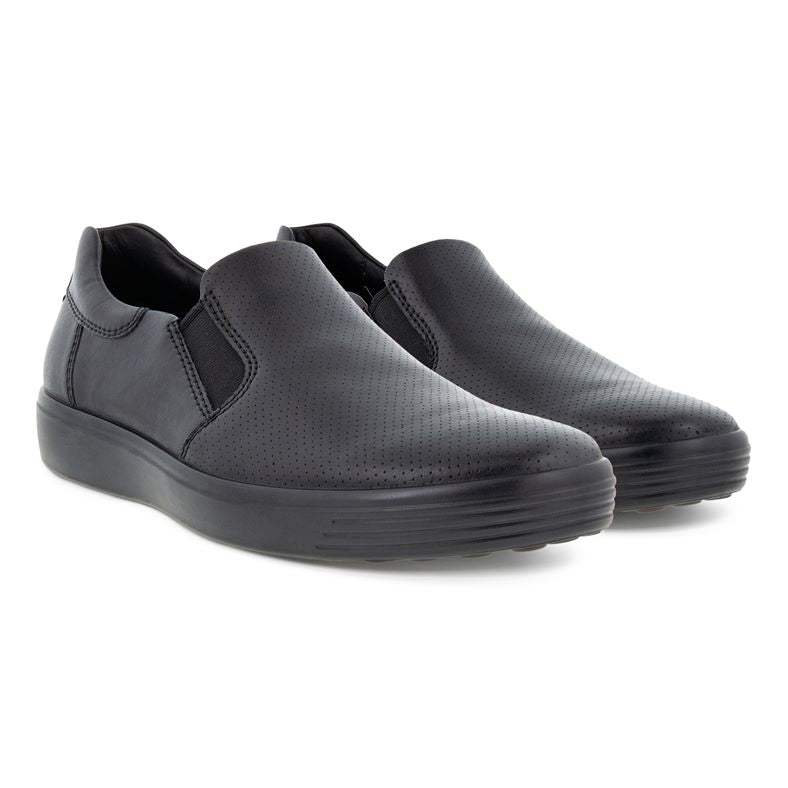 ECCO Men's Soft 7 M Slip-On Sneakers Black