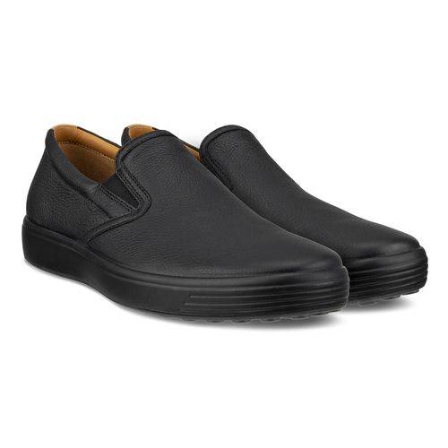 ECCO Men's Soft 7 Slip-On Sneakers Black