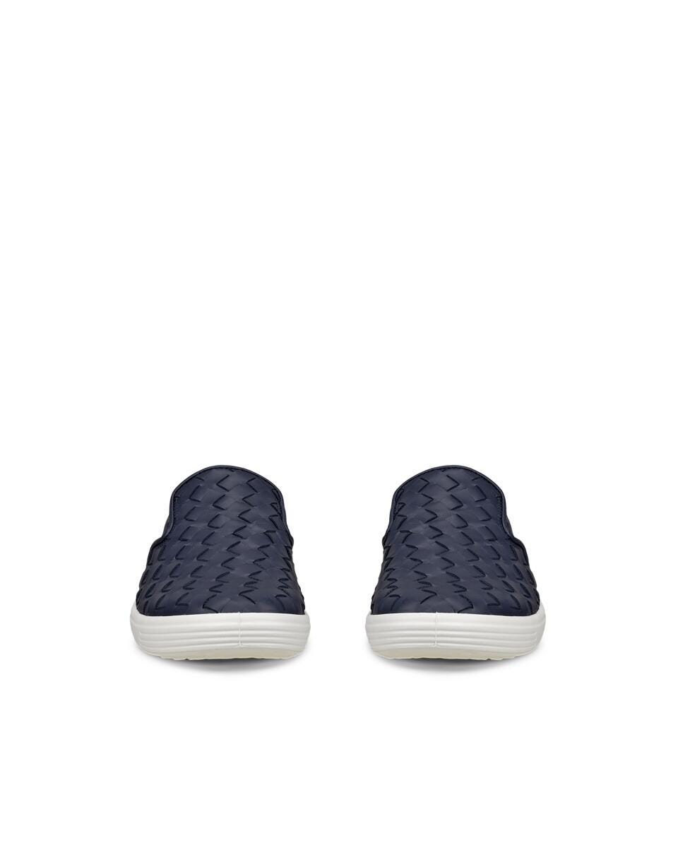ECCO Women's Soft 7 Slip-On Woven Shoes Marine