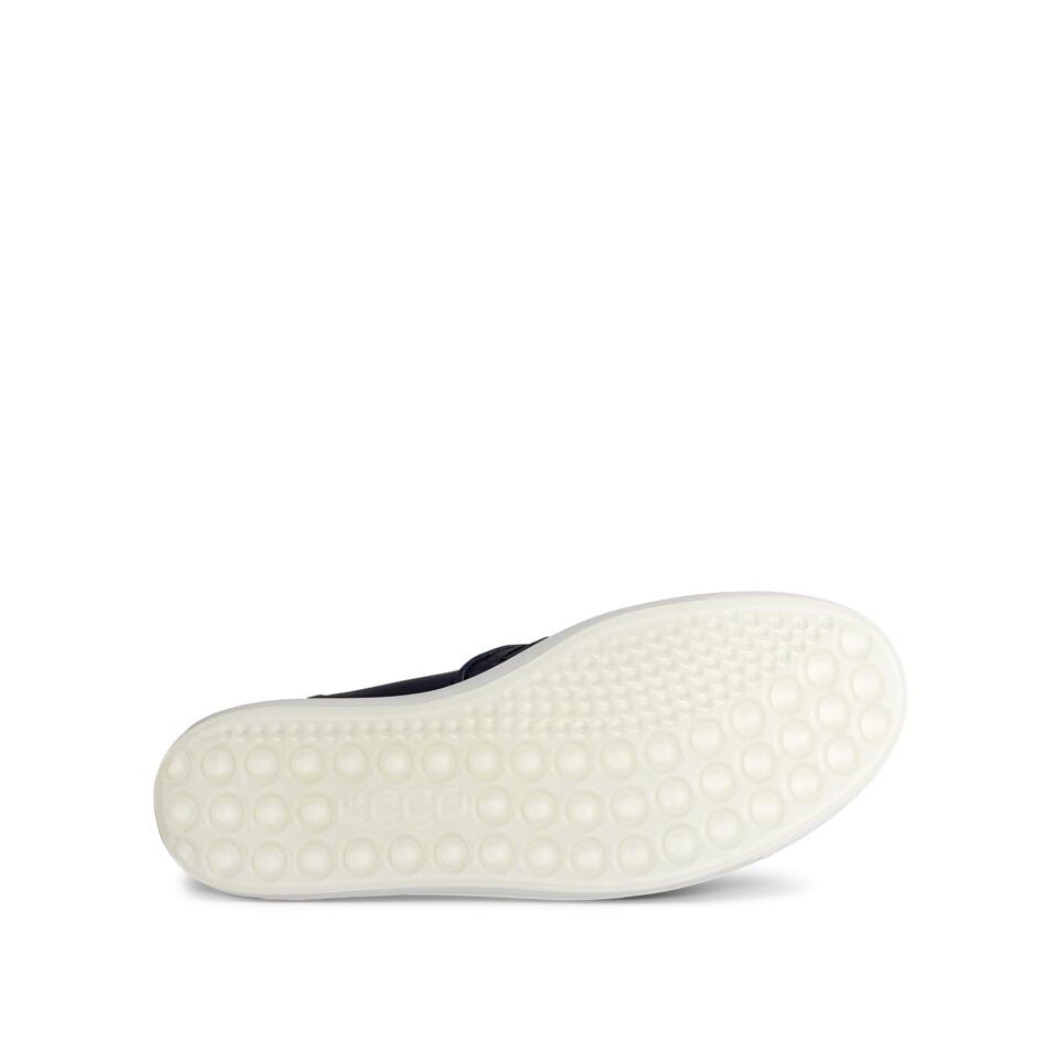 ECCO Women's Soft 7 Slip-On Woven Shoes Marine