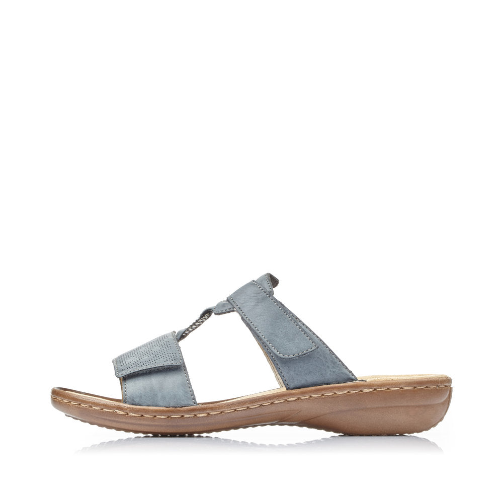 Rieker Women's 60885-12 Sandal Blue