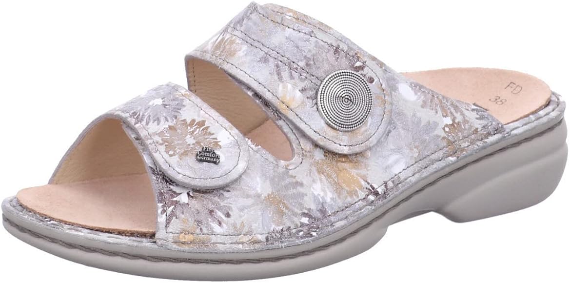Finn Comfort Women's Sansibar Sandals Iris Argento