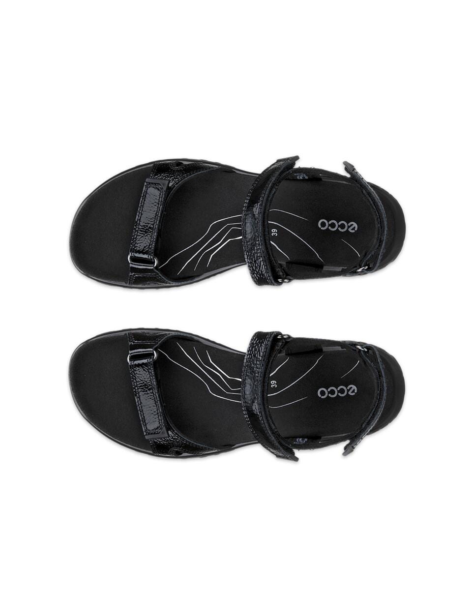 ECCO Women's Offroad Roam Sandals Black Leather