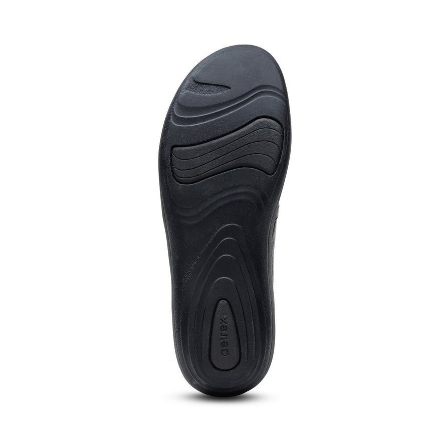 Aetrex Women's Helena Slip-On Shoe Black