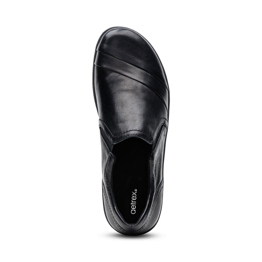 Aetrex Women's Helena Slip-On Shoe Black