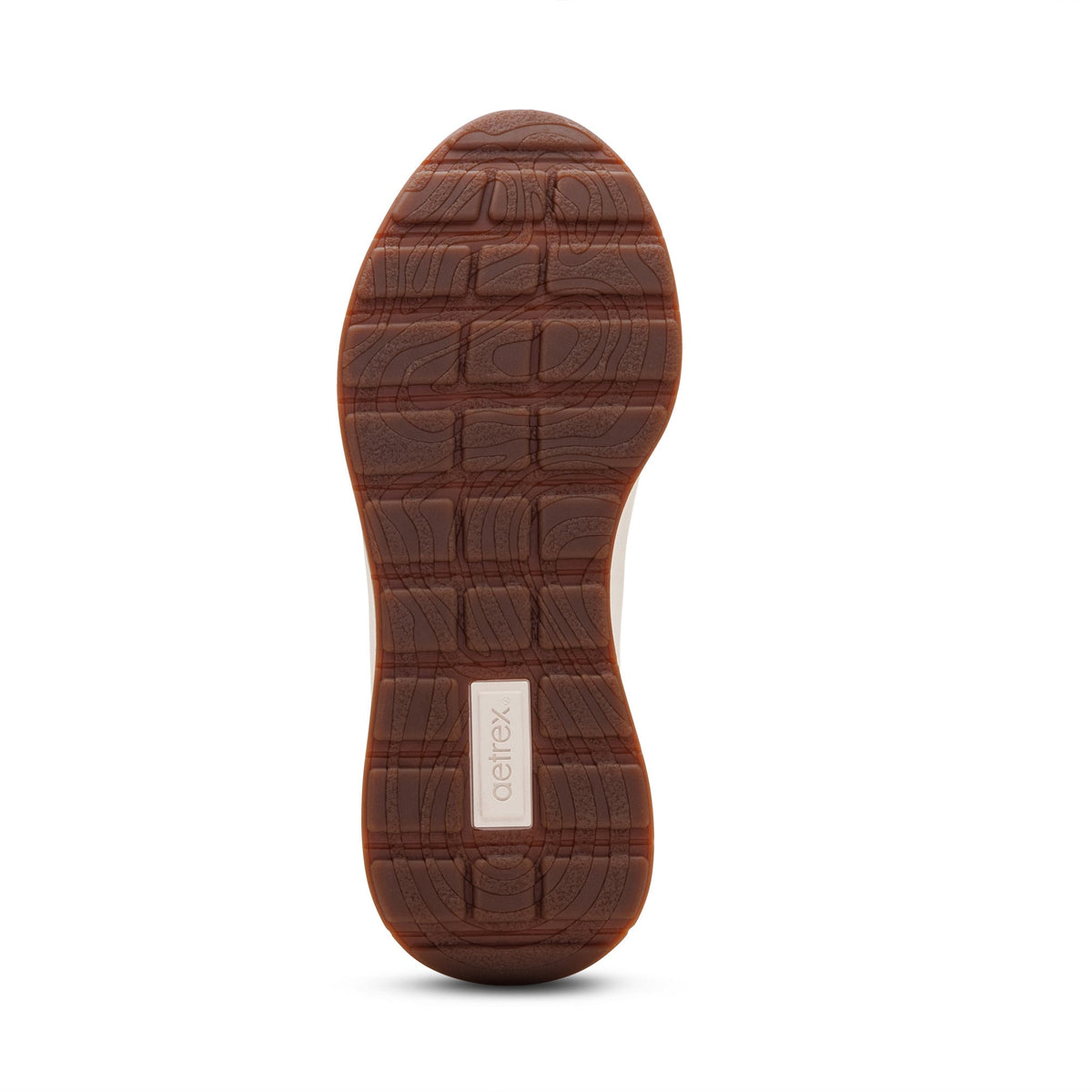 Aetrex Men's Arch Support Miles Sneakers Cognac