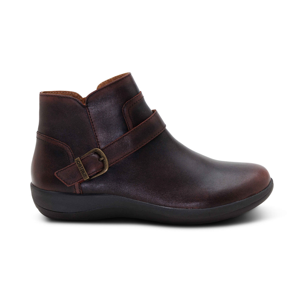 Aetrex Women's Leah Buckle Boot Cardovan