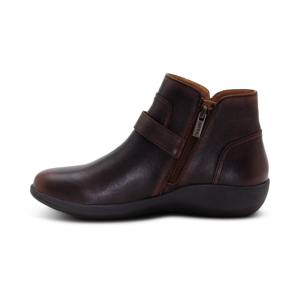 Aetrex Women's Leah Buckle Boot Cardovan