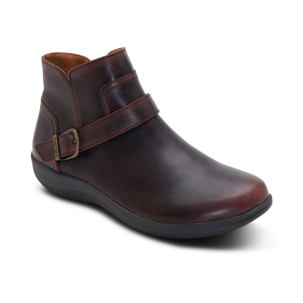 Aetrex Women's Leah Buckle Boot Cardovan