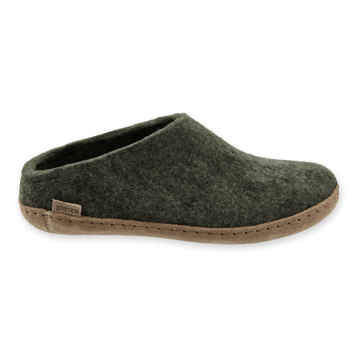Glerups Slip-On Slippers Forest Leather