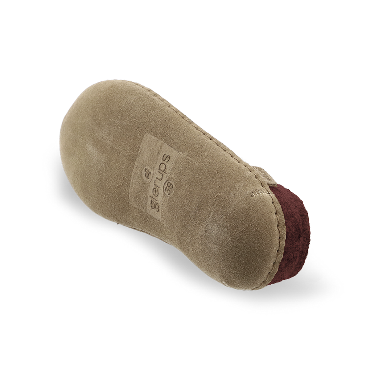 Glerups Slip-On Slippers Beet Leather