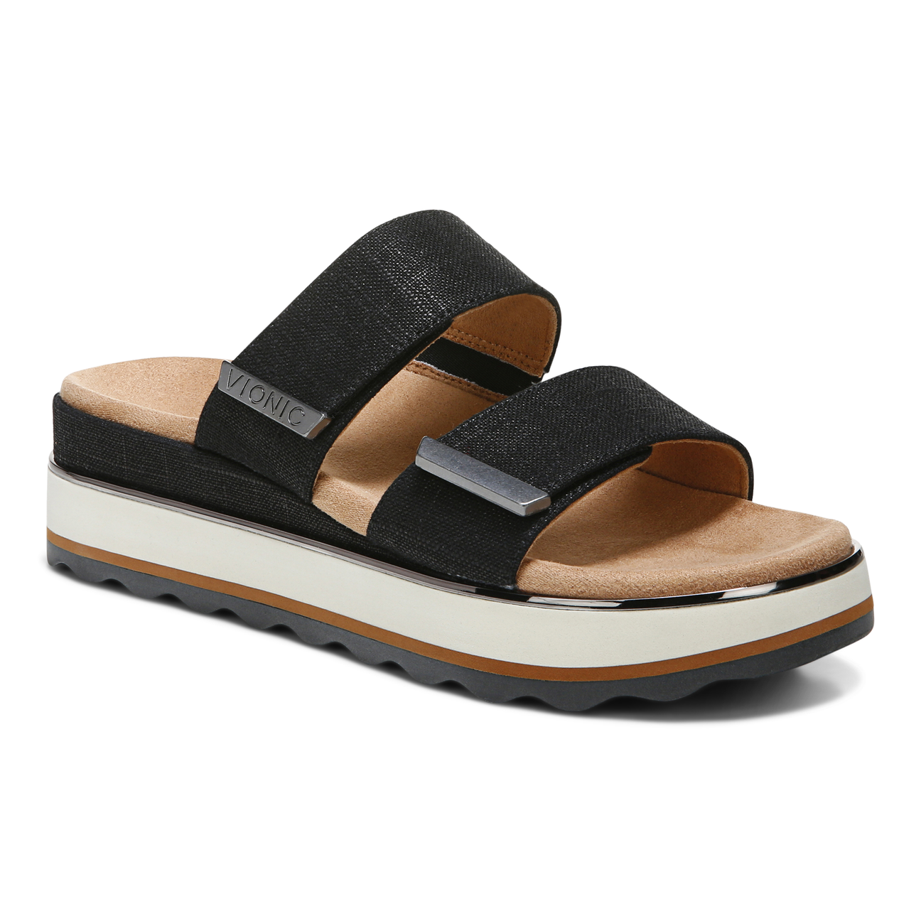 Vionic Women's Brandie Platform Sandals Black