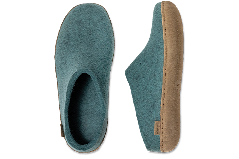 Glerups Slip-On Slippers North Sea Leather