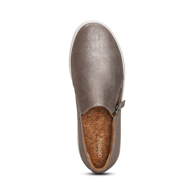 Aetrex Women's Jenna Brushed Silver
