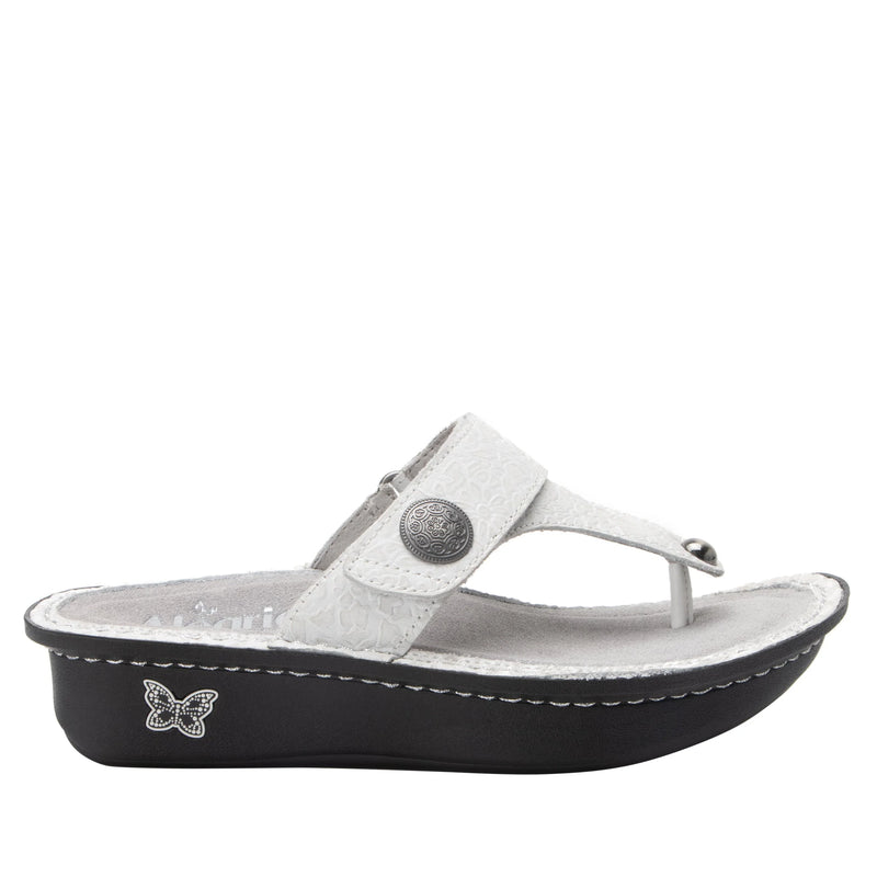 Alegria Women's Carina Sandals Delicut White Sandal