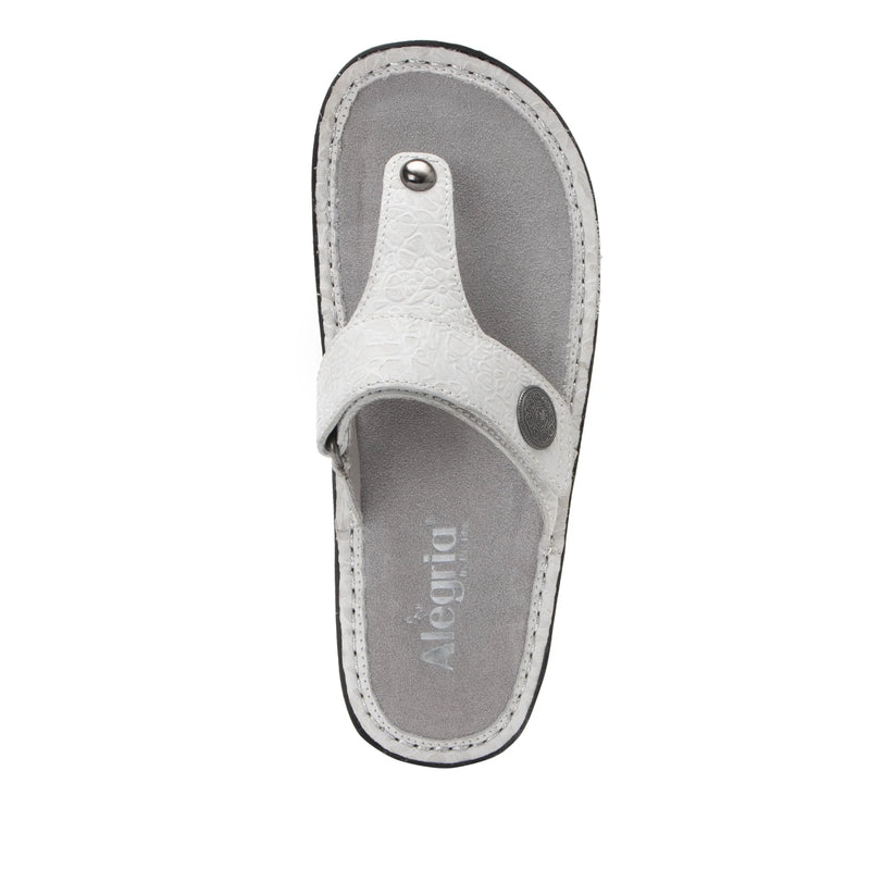 Alegria Women's Carina Sandals Delicut White Sandal