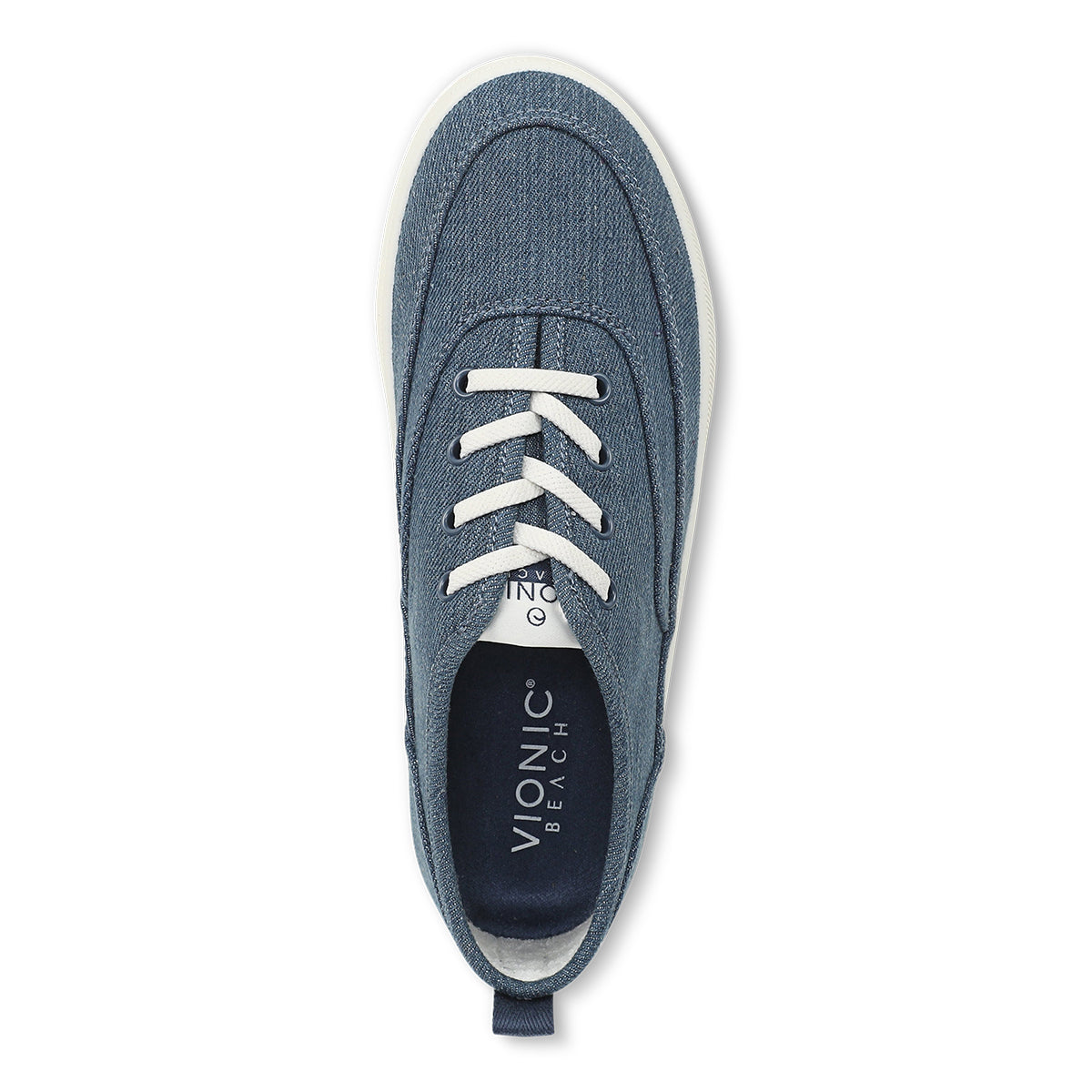 Vionic Women's Cyan Slip On Sneakers Denim