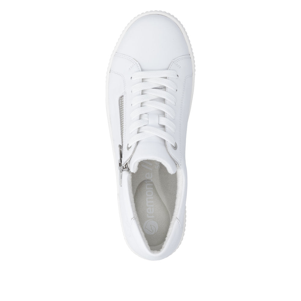 Remonte Women's D0700 Shoes White Leather