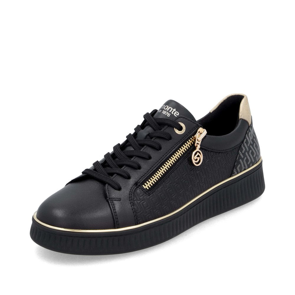 Remonte Women's D2E00-03 Shoes Black Combination