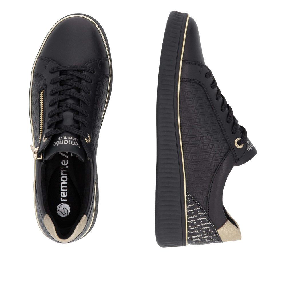 Remonte Women's D2E00-03 Shoes Black Combination