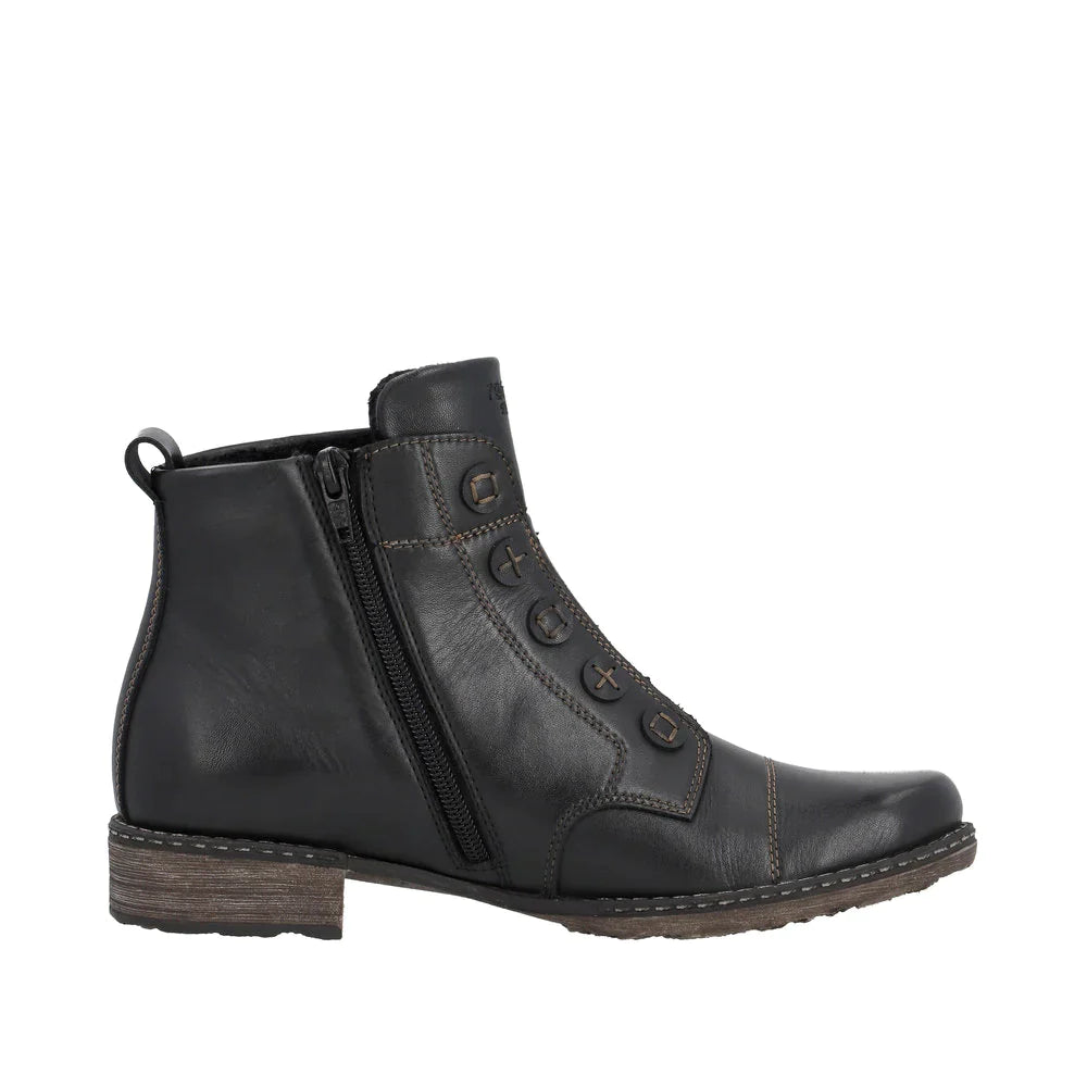 Remonte Women's D4392-01 Ankle Boots Black