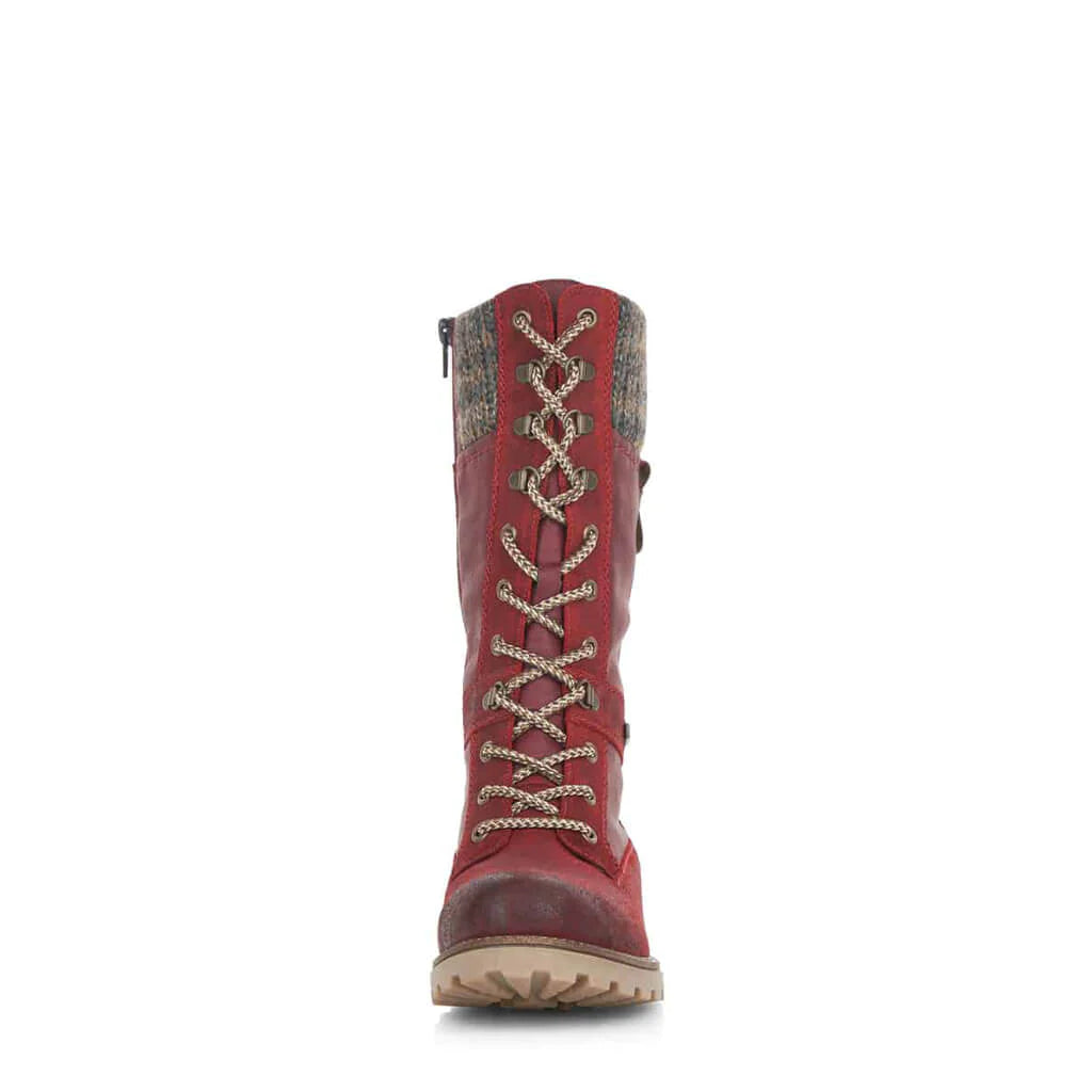 Remonte Women's D7477-35 Tall Boots Red