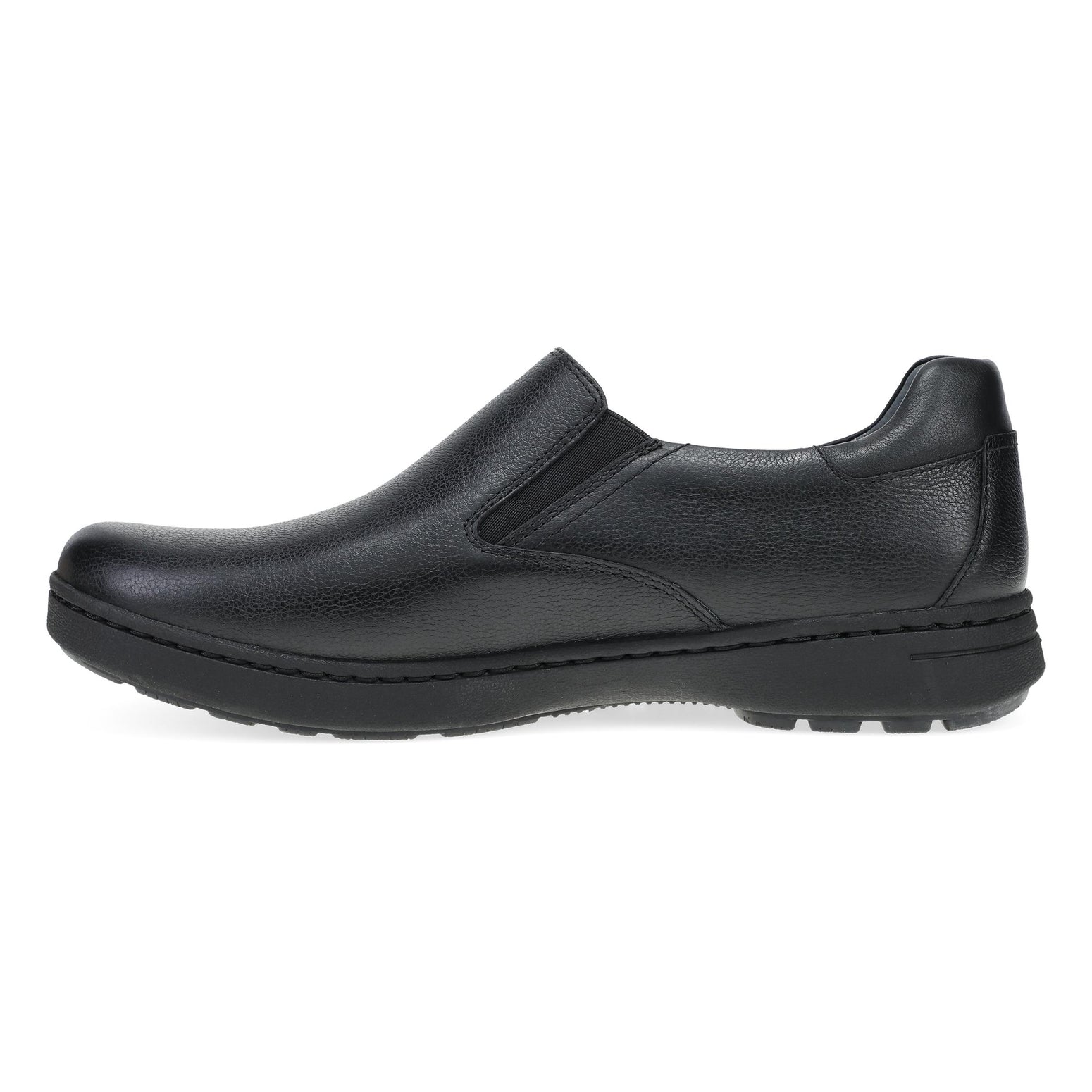 Dansko Men's Thomas Waterproof Slip-On Work/Kitchen Shoes Black Leather