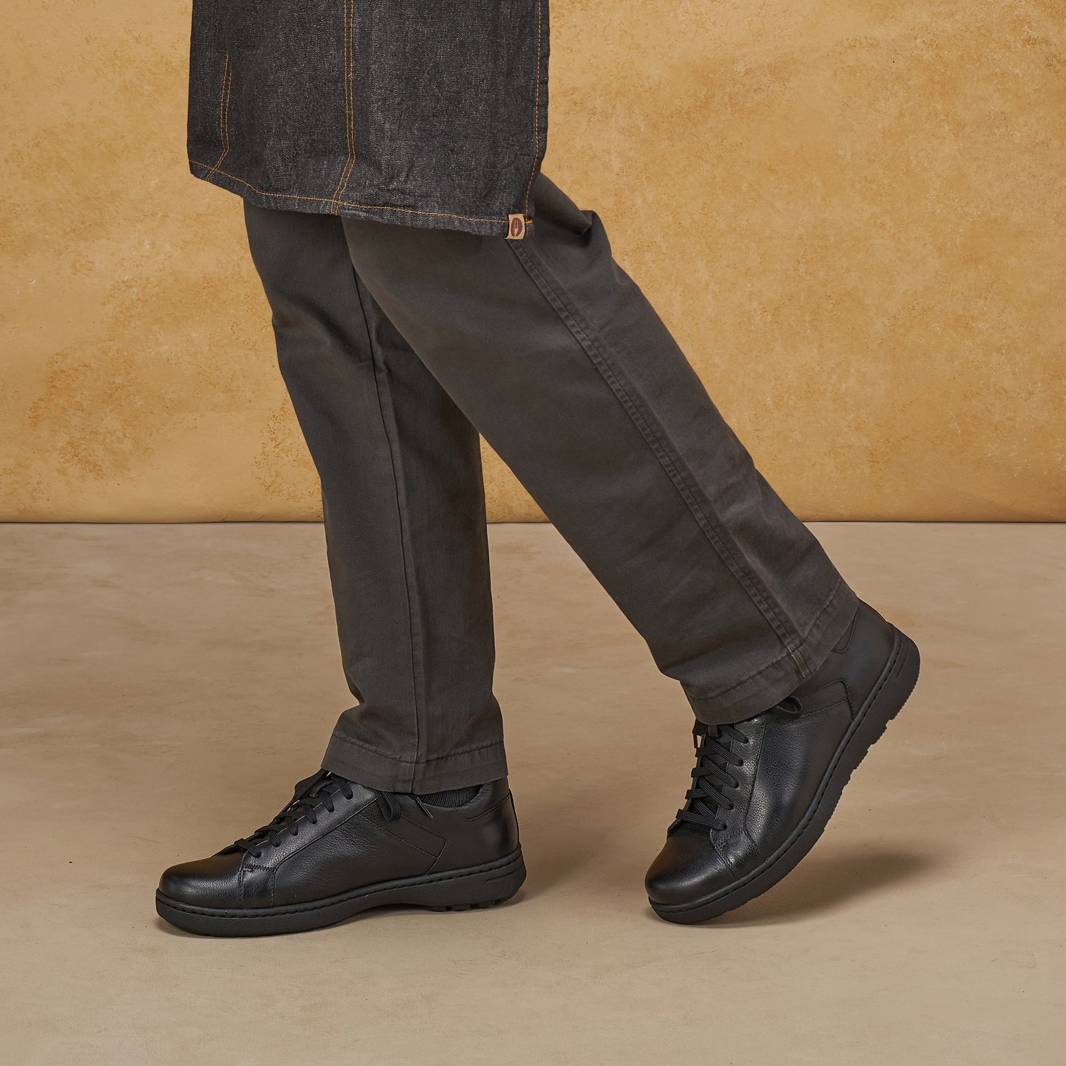 Dansko Men's Timothy Waterproof Work/Kitchen Shoes Black Leather