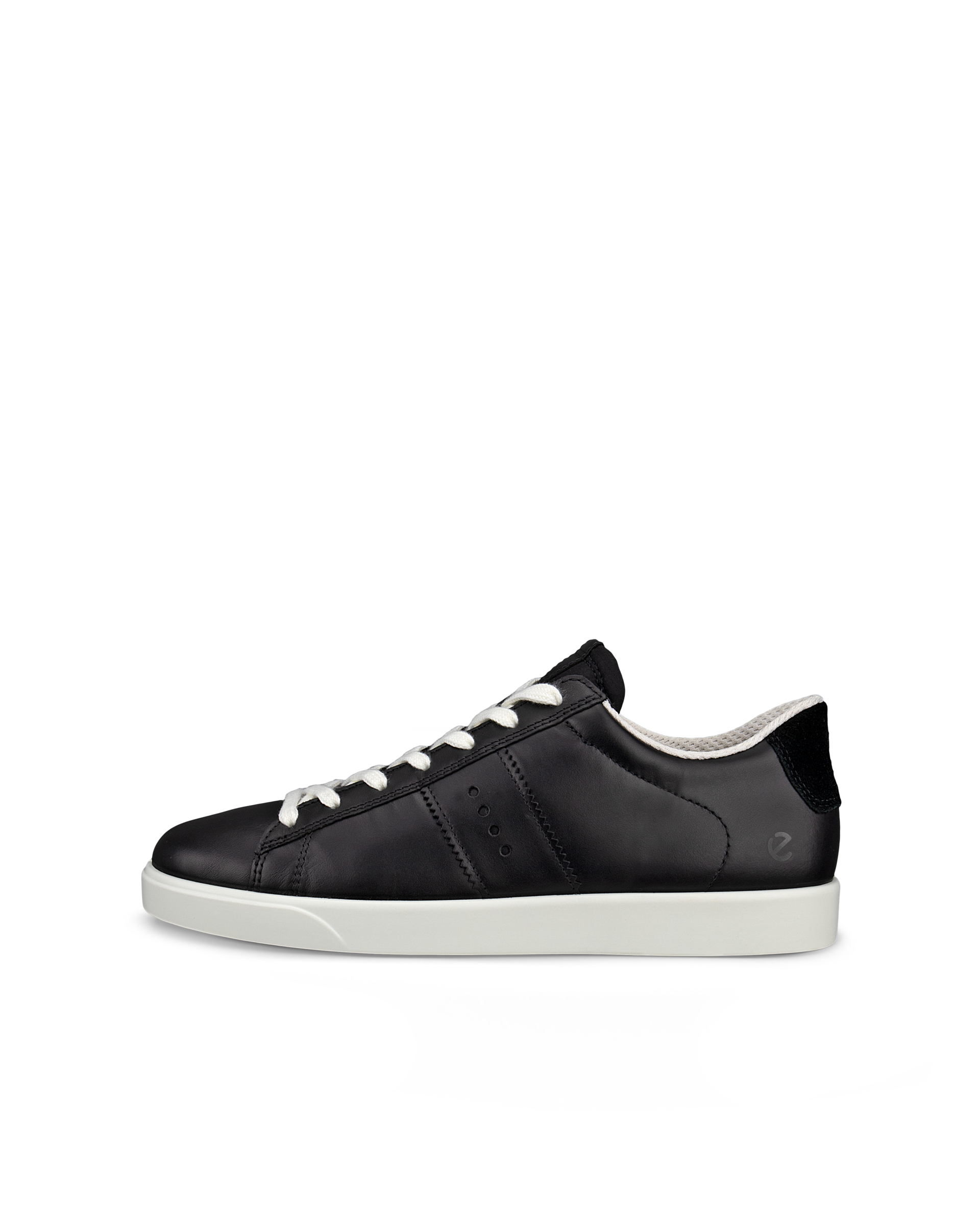 ECCO Women's Street Lite Leather Sneaker Black
