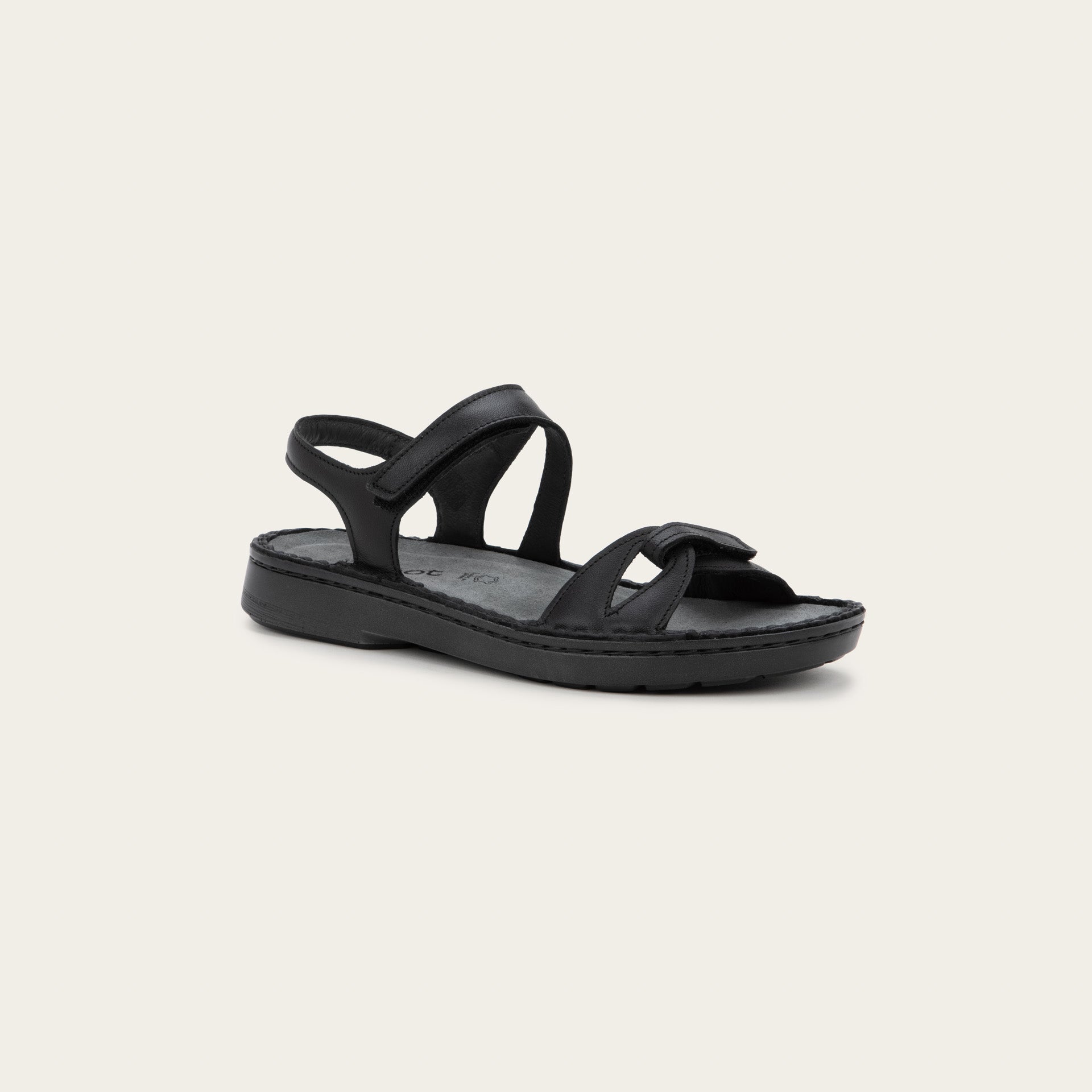 Naot Women's Evora Sandals Black Jet Leather