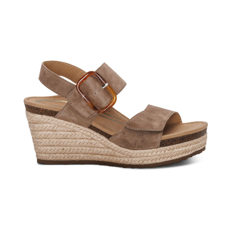 Aetrex Women's Ashley Sandals Taupe