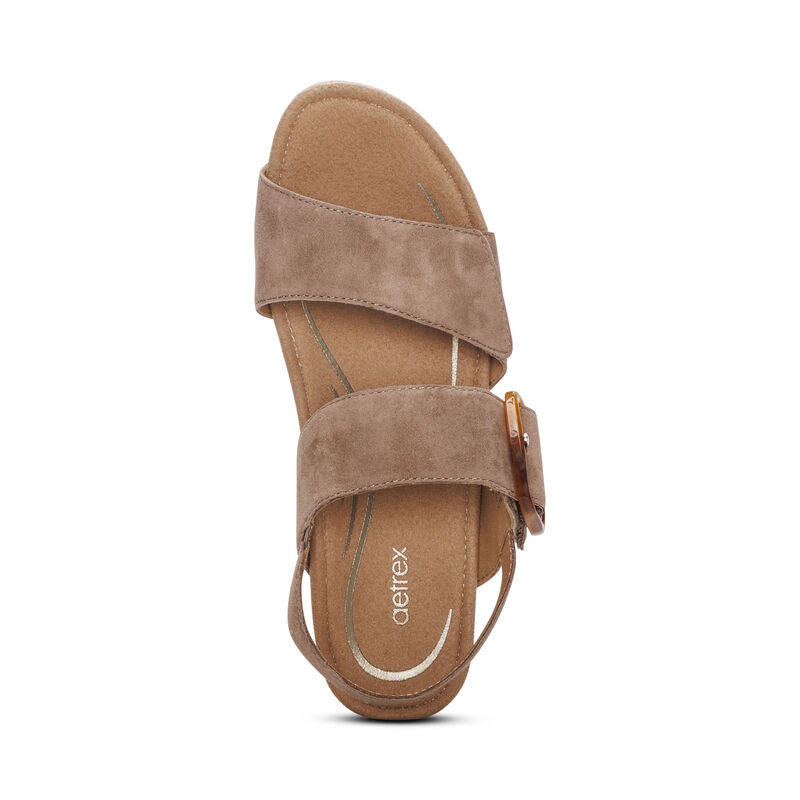 Aetrex Women's Ashley Sandals Taupe