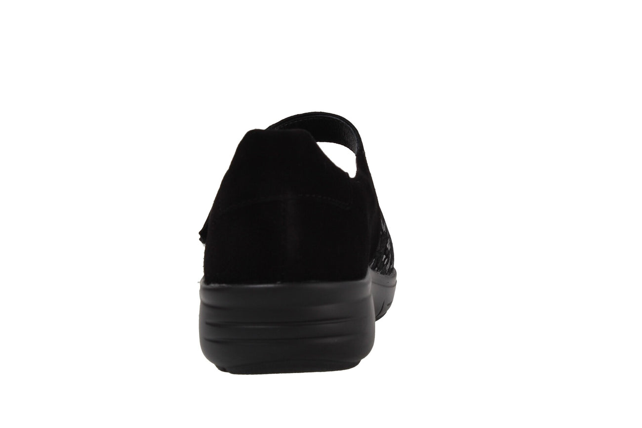Semler Women's Greta Ballerina Mary Jane Black