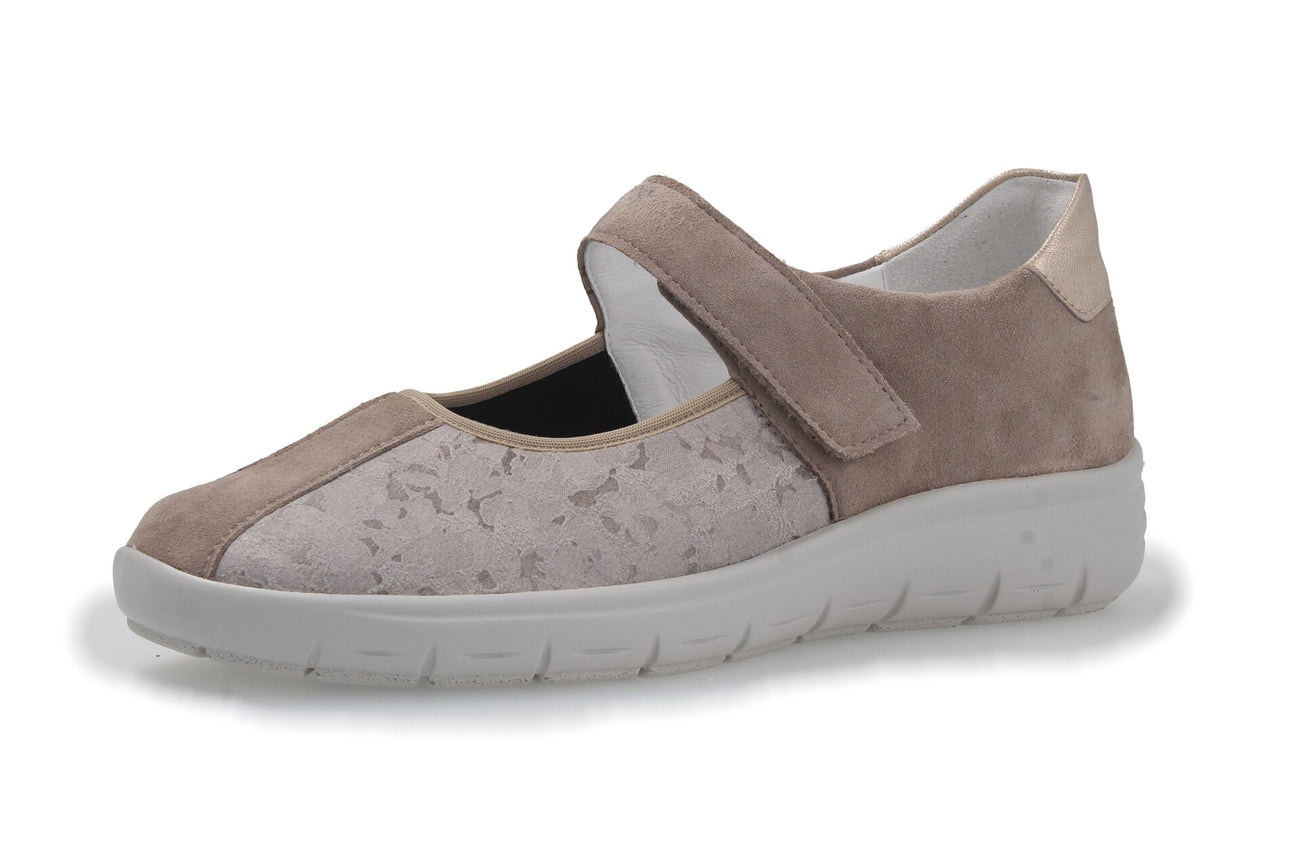 Semler Women's Greta Ballerina Mary Jane Panna/Düne