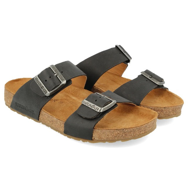 Haflinger Women's Andrea Sandals Black