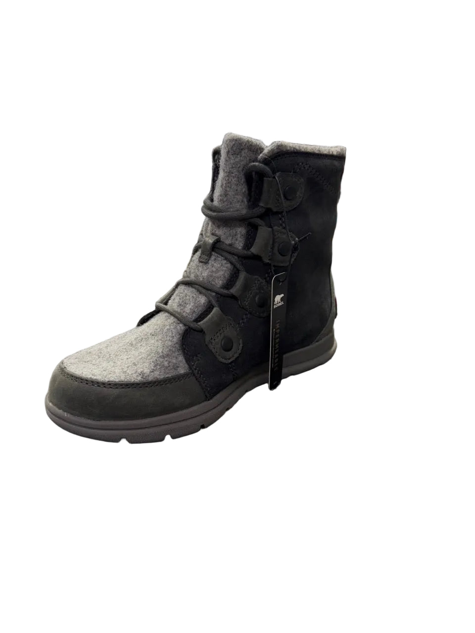 Sorel Women's Explorer II Joan Faux Fur Boots Grey