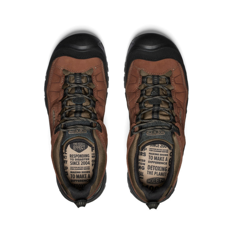 Keen Men's Targhee IV Waterproof Hiking Shoes Bison/Black