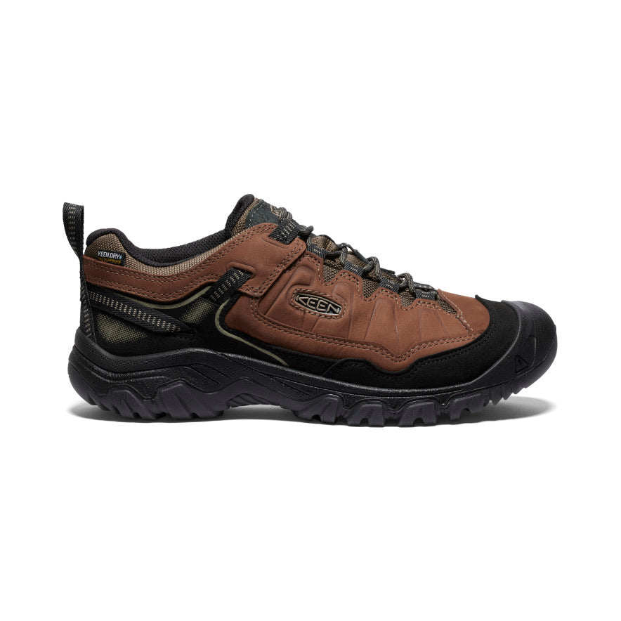 Keen Men's Targhee IV Waterproof Hiking Shoes Bison/Black